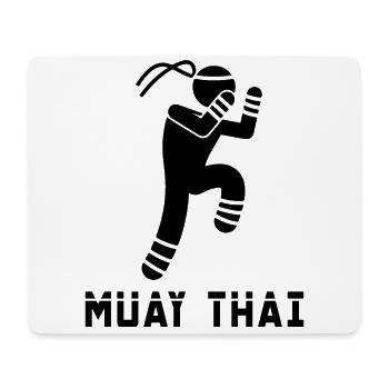 Muay Thai - Mouse Pad (horizontal) - white - Front