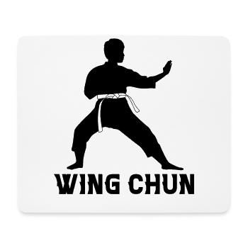 Wing Chun - Mousepad (Querformat) - Weiß - Vorne