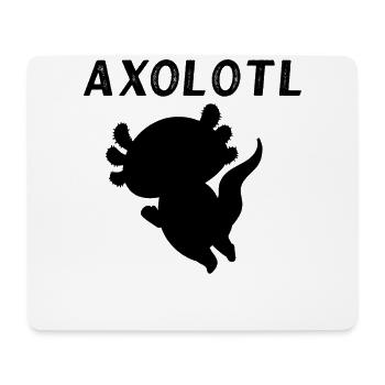 Axolotl - Mousepad (Querformat) - Weiß - Vorne