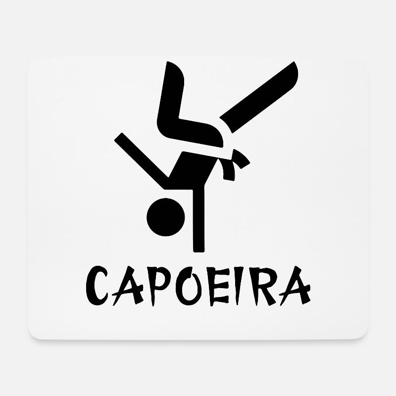 Capoeira - Tapis de souris (format paysage) - blanc