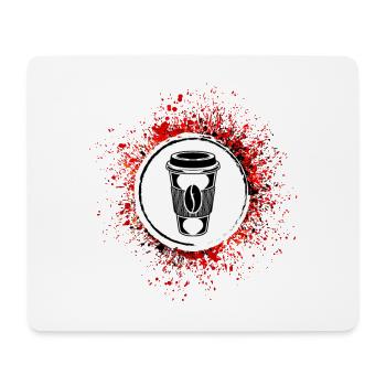 Coffee icon - Mouse Pad (horizontal) - white - Front