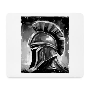 Spartan Warrior Casque Sparta - Tapis de souris (format paysage) - blanc - Devant