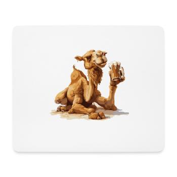 Kamel Bier Lustig - Mousepad (Querformat) - Weiß - Vorne