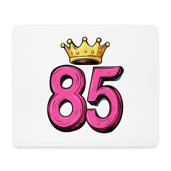 85 Number Crown - Mouse Pad (horizontal) - white - Front