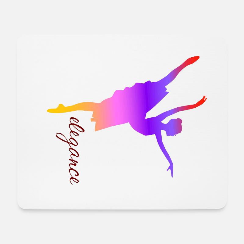 Ballett - Mousepad (Querformat) - Weiß