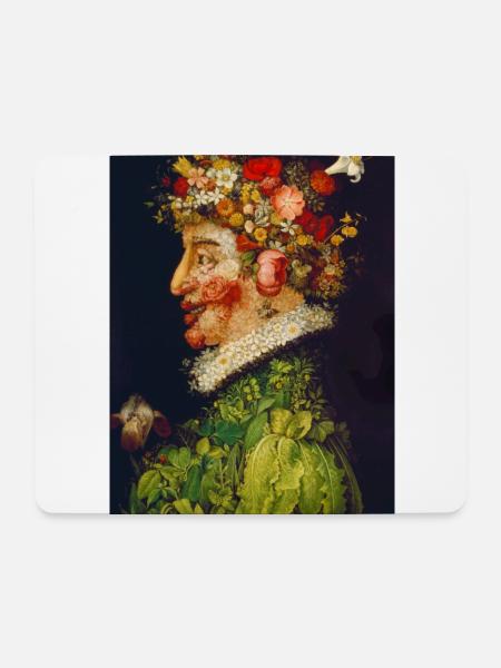 Giuseppe Arcimboldo - lente. 1563 - Muismatje (landscape) - wit