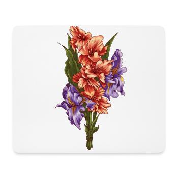 Flowers Bouquet Plants Nature Summer - Mouse Pad (horizontal) - white - Front