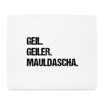 Geil Geiler Maultaschen Schwäbisches Essen Liebe - Mousepad (Querformat) - Weiß - Vorne