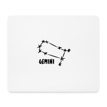 Zwilling Sternbild Sternzeichen Astrologie - Mousepad (Querformat) - Weiß - Vorne