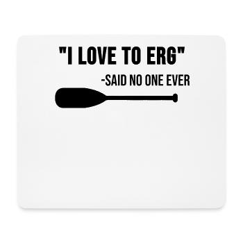 Rudern Ruderer Rudersport Kanu Ruderboot Geschenk - Mousepad (Querformat) - Weiß - Vorne