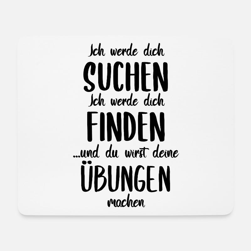 Physiotherapie Physiotherapeut Spruch Geschenk - Mousepad (Querformat) - Weiß