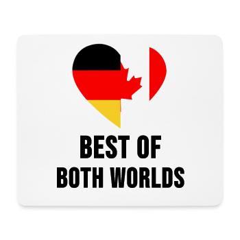Canada Allemagne Patrie Cadeau - Tapis de souris (format paysage) - blanc - Devant