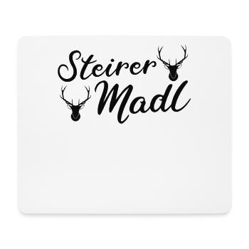 Steiermark Steirer Österreich Madl Geschenk - Mousepad (Querformat) - Weiß - Vorne