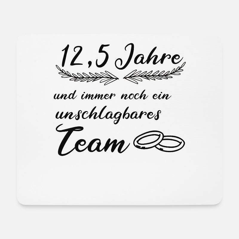 Petersilienhochzeit Hochzeitstag Ehefrau Geschenk - Mousepad (Querformat) - Weiß