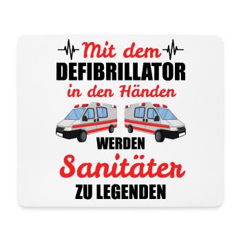 Notfallsanitäter Rettungssanitäter Geschenk - Mousepad (Querformat) - Weiß - Vorne