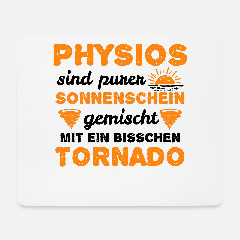 Physiotherapie Physiotherapeuten Physios Geschenk - Mousepad (Querformat) - Weiß