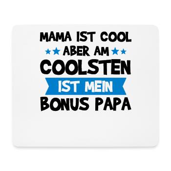 Bonus Papa Stiefvater Bonusvater Tochter Geschenk - Mousepad (Querformat) - Weiß - Vorne