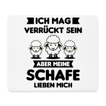 Schäfer Schaf Schafe Hirte Spruch Geschenk - Mousepad (Querformat) - Weiß - Vorne