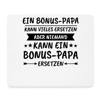 Bonus Papa Stiefvater Bonuspapa Sohn Geschenk - Mousepad (Querformat) - Weiß - Vorne