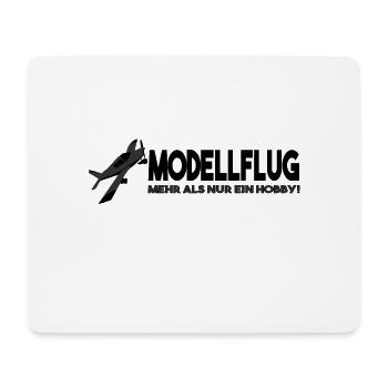 Modellflug Mehr Als Nur Ein Hobby - Mousepad (Querformat) - Weiß - Vorne