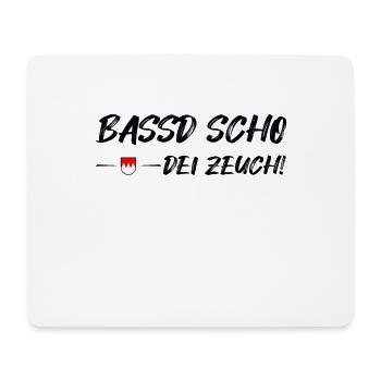 Franken Bassd Scho Dei Zeuch! - Mousepad (Querformat) - Weiß - Vorne