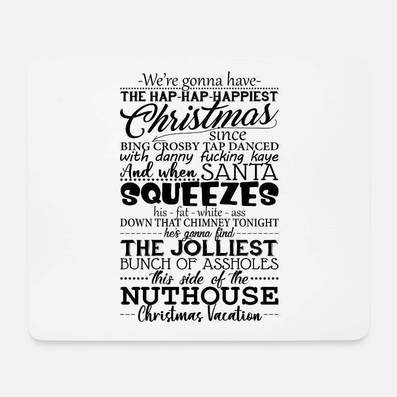 We're Gonna Have The Hap Hap Happiest Christmas - Mousepad (Querformat) - Weiß