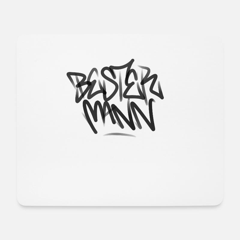 Best man - Mouse Pad (horizontal) - white