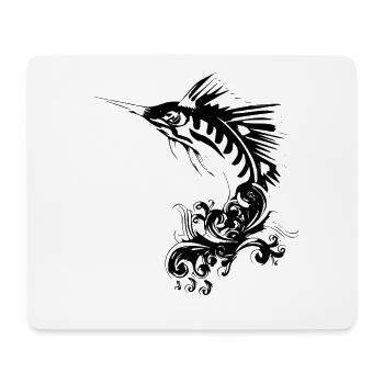 Voilier - Tapis de souris (format paysage) - blanc - Devant