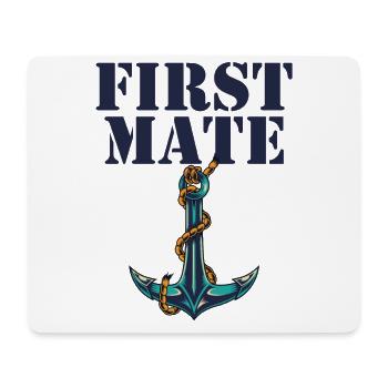 First Mate Daddy Matching - Mousepad (Querformat) - Weiß - Vorne