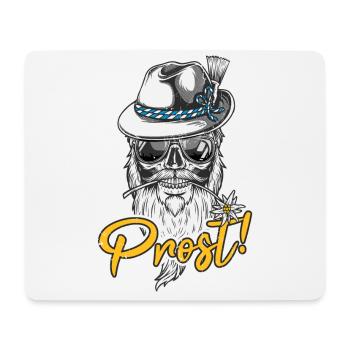 Prost Ersatz Tracht mei Lederhosn Bier - Mousepad (Querformat) - Weiß - Vorne