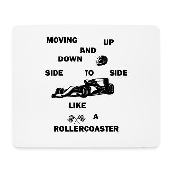 Moving up and down Motorsport Norris - Mousepad (Querformat) - Weiß - Vorne