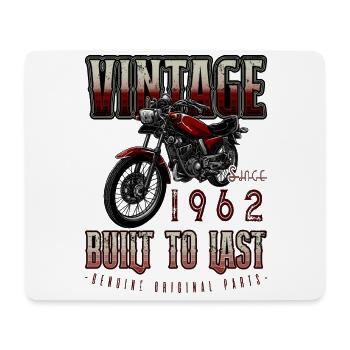 Vintage Motorrad Biker Motorrad Geburtstag 1962 - Mousepad (Querformat) - Weiß - Vorne