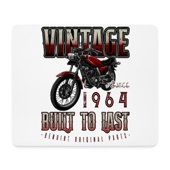 Vintage Motorrad Biker Motorrad Geburtstag 1964 - Mousepad (Querformat) - Weiß - Vorne