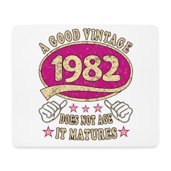 41st Birthday 1982 '41 Good vintage - Mouse Pad (horizontal) - white - Front