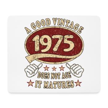 48th Birthday 1975 '48 Good vintage - Mouse Pad (horizontal) - white - Front