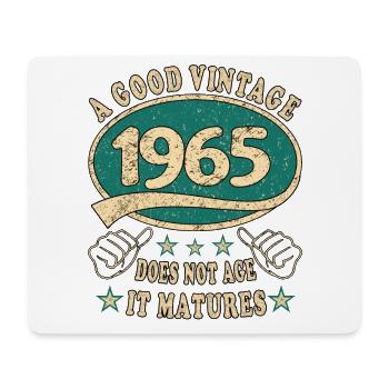 58th Birthday 1965 '58 Good Vintage - Mouse Pad (horizontal) - white - Front