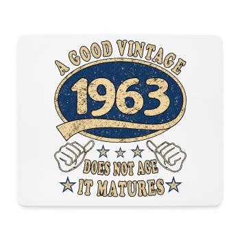 61st Birthday 1963 60s Good Vintage - Mouse Pad (horizontal) - white - Front