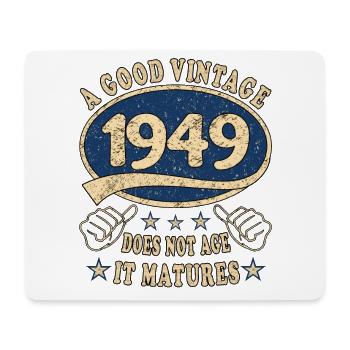 74th Birthday 1949 '74 Good vintage - Mouse Pad (horizontal) - white - Front
