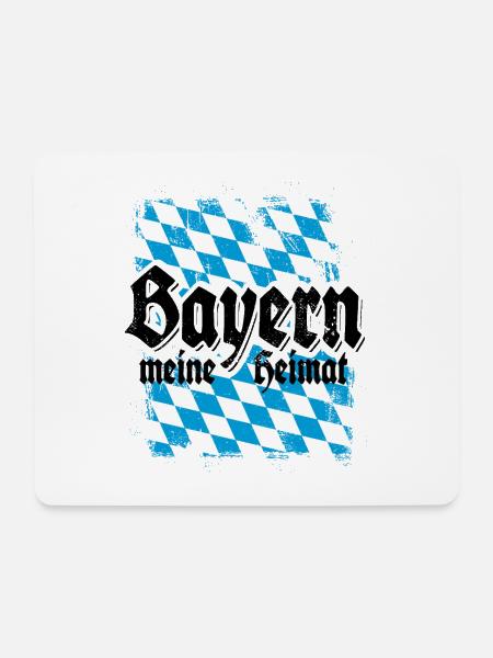 Servus - Gruß aus Bayern - meine Heimat - Mousepad (Querformat) - Weiß