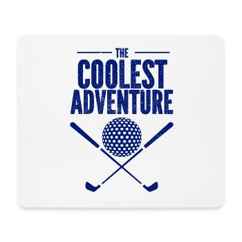 Golf - Golfclub Goldspieler Birdie Elite Luxus - Mousepad (Querformat) - Weiß - Vorne