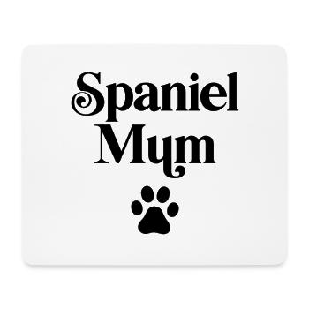 Spaniel Mum - Mouse Pad (horizontal) - white - Front