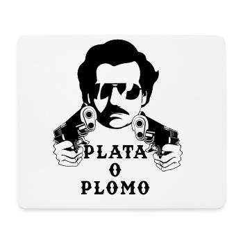Pablo Escobar - Silver or Lead T-Shirt - Mouse Pad (horizontal) - white - Front