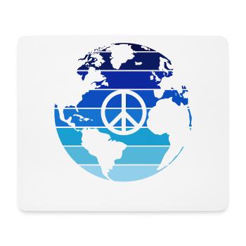 Peace - Mouse Pad (horizontal) - white - Front