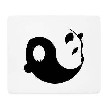 Yin Yang Panda - Mouse Pad (horizontal) - white - Front