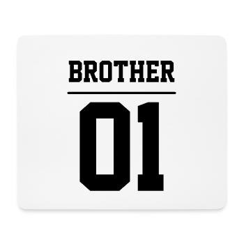 Brother 01 Brother Team Big Bro Player Family - Mouse Pad (horizontal) - white - Front