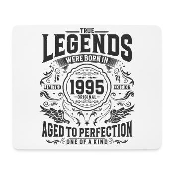 Vintage né en 1995 Legends Vintage Anniversaire - Tapis de souris (format paysage) - blanc - Devant