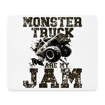 Monster Truck Are My Jam Monster Trucks - Mouse Pad (horizontal) - white - Front