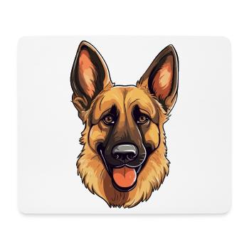 Just A Girl Who Loves German Shepherd for - Mouse Pad (horizontal) - white - Front