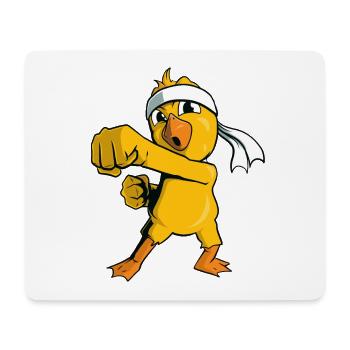 Karaté Poussin Arts Martiaux - Tapis de souris (format paysage) - blanc - Devant