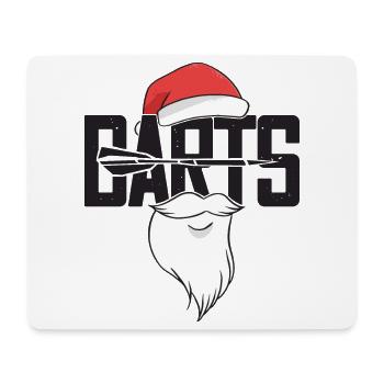 Dart Enthusiast Darts Board Master Dart Player - Mouse Pad (horizontal) - white - Front